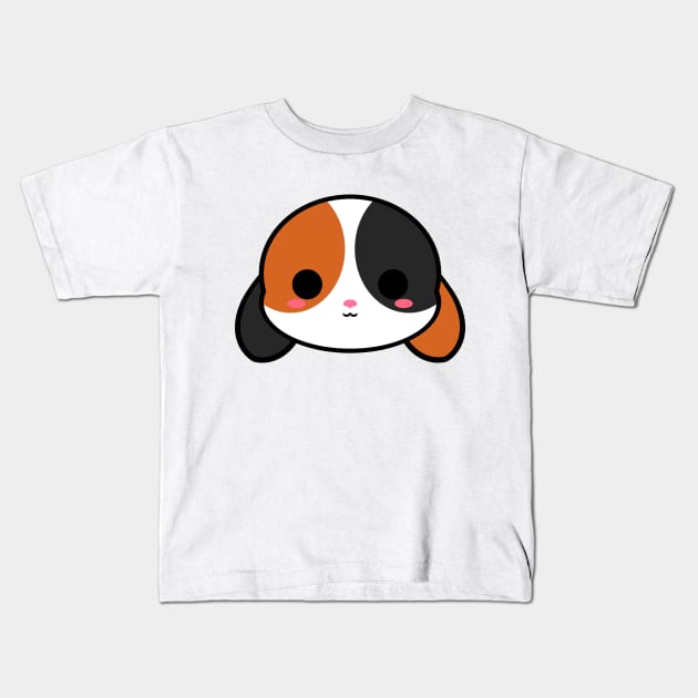 Cute Calico Lop Eared Bunny Kids T-Shirt by alien3287